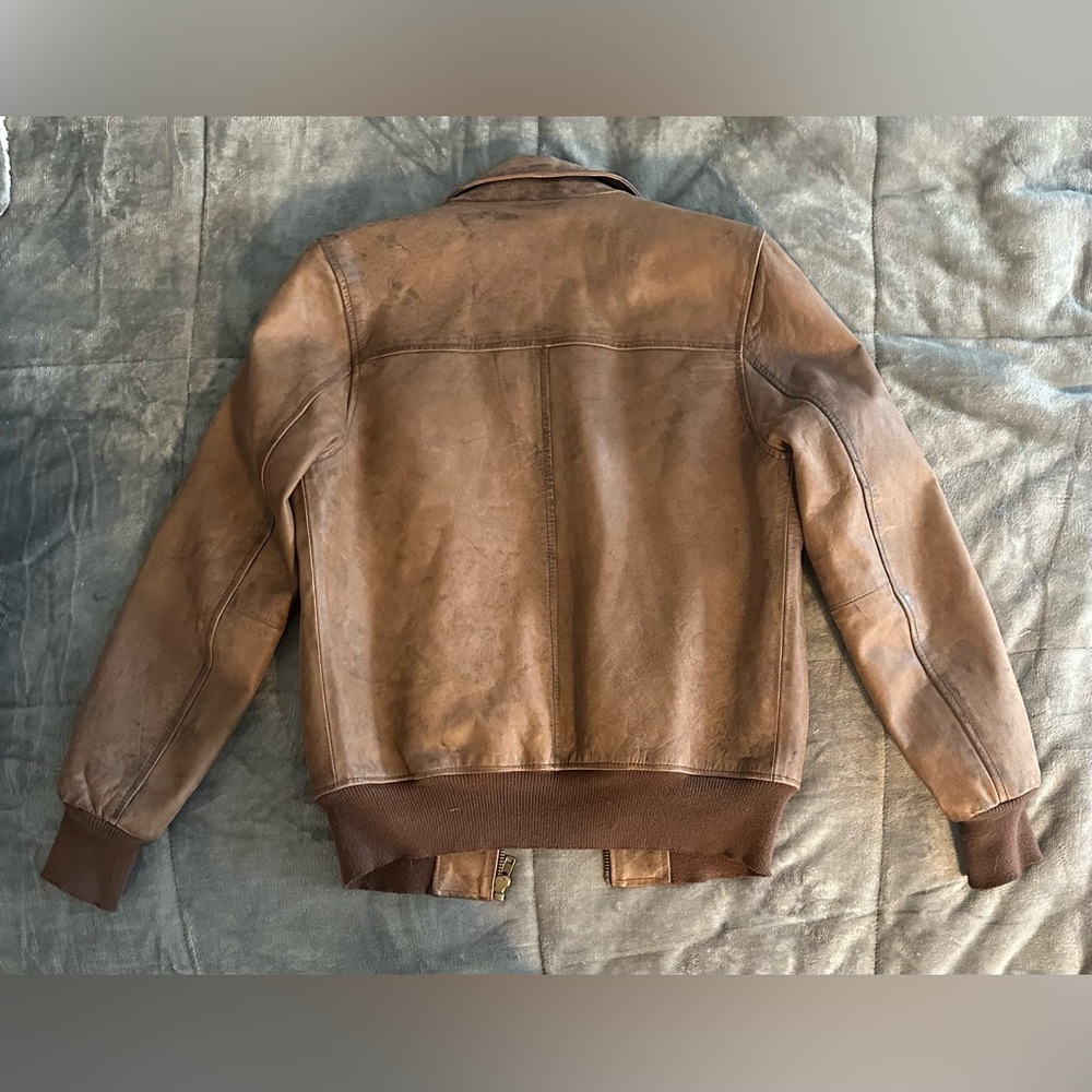 ASOS LEATHER JACKET - Picture 2 of 4